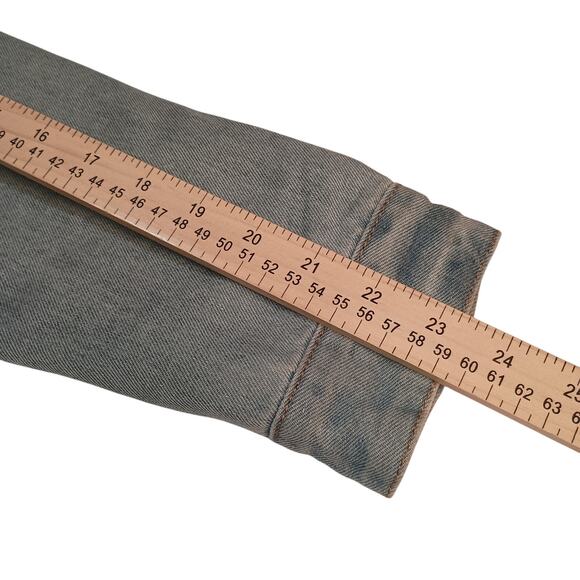 Brooklyn Cloth Men's Sherpa Lined Denim Truckers Blue Jean Jacket Size Small - Picture 9 of 9